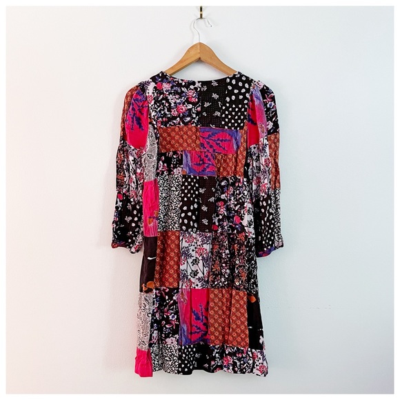 Anthropologie Arcata Patchwork Dress by One September XS - Picture 10 of 16